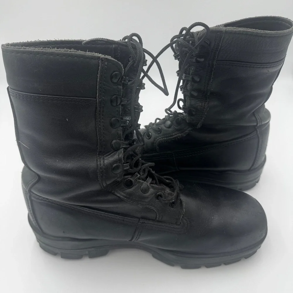 Bates DuraShocks Military Tactical Work Boots 10 M Black Leather E01621A